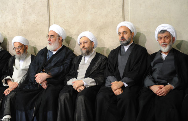 دیدار مسئولان عالی قضایی در آستانه روز قوه قضاییه با مقام معظم رهبری