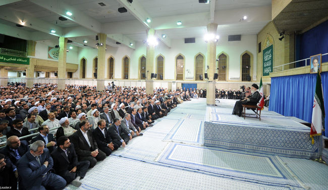 دیدار مسئولان عالی قضایی در آستانه روز قوه قضاییه با مقام معظم رهبری