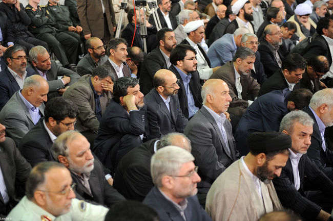 دیدار مسئولان و کارگزاران نظام با رهبر معظم انقلاب