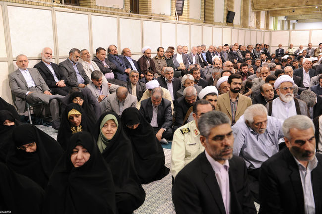 دیدار مسئولان و کارگزاران نظام با رهبر معظم انقلاب