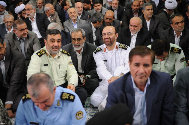 دیدار مسئولان و کارگزاران نظام با رهبر معظم انقلاب