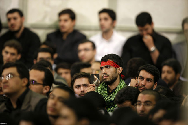 دیدار مقام معظم رهبری با دانشجویان