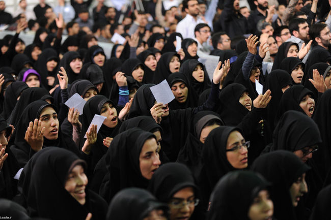 دیدار مقام معظم رهبری با دانشجویان
