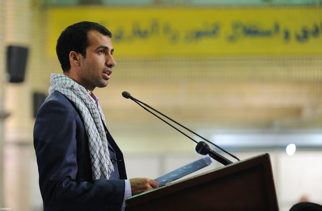 دیدار مقام معظم رهبری با دانشجویان