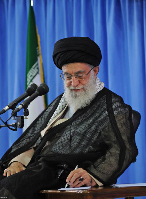دیدار مقام معظم رهبری با دانشجویان