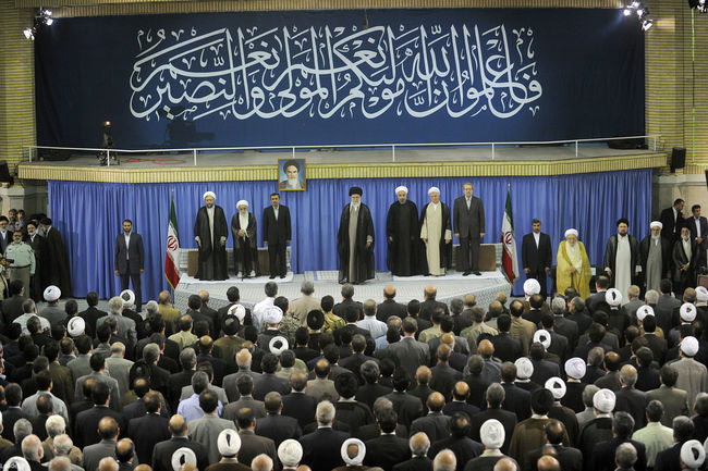 مراسم تنفيذ حكم رياست جمهوری هفتمین رئيس جمهوری اسلامی ايران