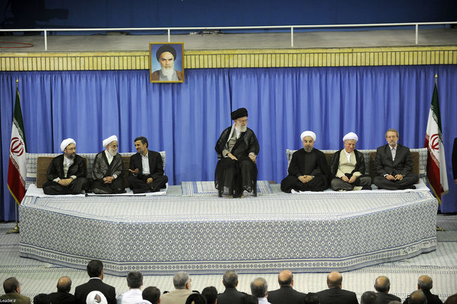 مراسم تنفيذ حكم رياست جمهوری هفتمین رئيس جمهوری اسلامی ايران
