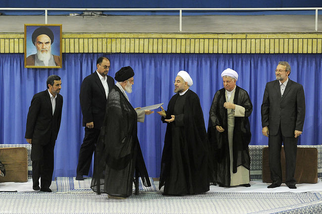 مراسم تنفيذ حكم رياست جمهوری هفتمین رئيس جمهوری اسلامی ايران