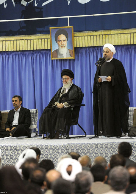 مراسم تنفيذ حكم رياست جمهوری هفتمین رئيس جمهوری اسلامی ايران