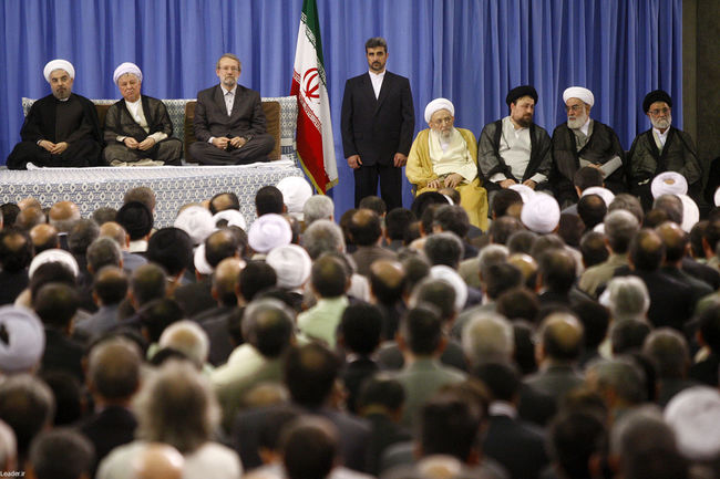 مراسم تنفيذ حكم رياست جمهوری هفتمین رئيس جمهوری اسلامی ايران