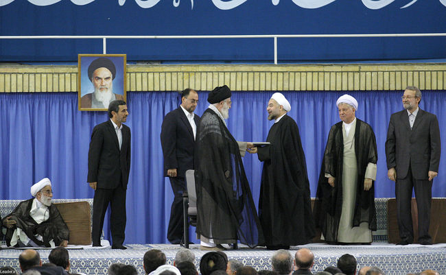 مراسم تنفيذ حكم رياست جمهوری هفتمین رئيس جمهوری اسلامی ايران