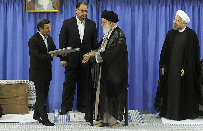 مراسم تنفيذ حكم رياست جمهوری هفتمین رئيس جمهوری اسلامی ايران
