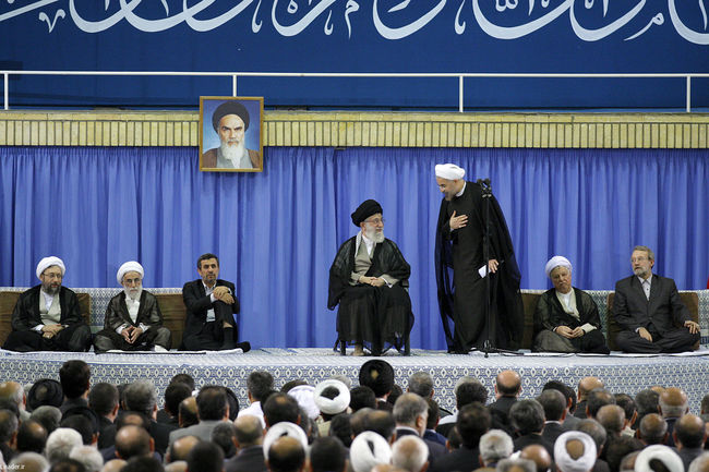 مراسم تنفيذ حكم رياست جمهوری هفتمین رئيس جمهوری اسلامی ايران