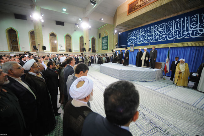 مراسم تنفيذ حكم رياست جمهوری هفتمین رئيس جمهوری اسلامی ايران