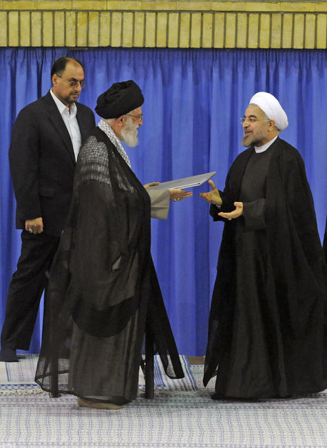 مراسم تنفيذ حكم رياست جمهوری هفتمین رئيس جمهوری اسلامی ايران