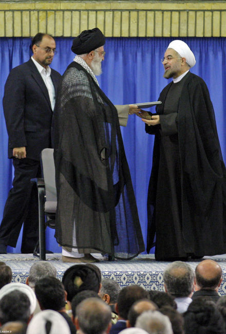 مراسم تنفيذ حكم رياست جمهوری هفتمین رئيس جمهوری اسلامی ايران