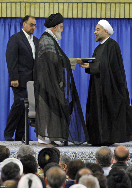 مراسم تنفيذ حكم رياست جمهوری هفتمین رئيس جمهوری اسلامی ايران