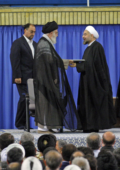 مراسم تنفيذ حكم رياست جمهوری هفتمین رئيس جمهوری اسلامی ايران