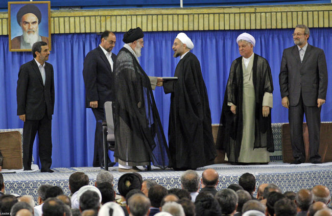 مراسم تنفيذ حكم رياست جمهوری هفتمین رئيس جمهوری اسلامی ايران