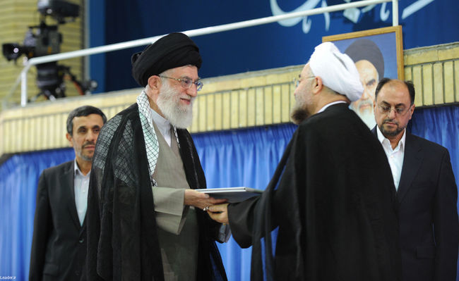 مراسم تنفيذ حكم رياست جمهوری هفتمین رئيس جمهوری اسلامی ايران