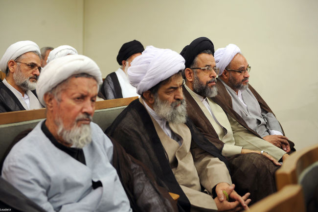 دیدار مقام معظم رهبری با رئیس و اعضای مجلس خبرگان