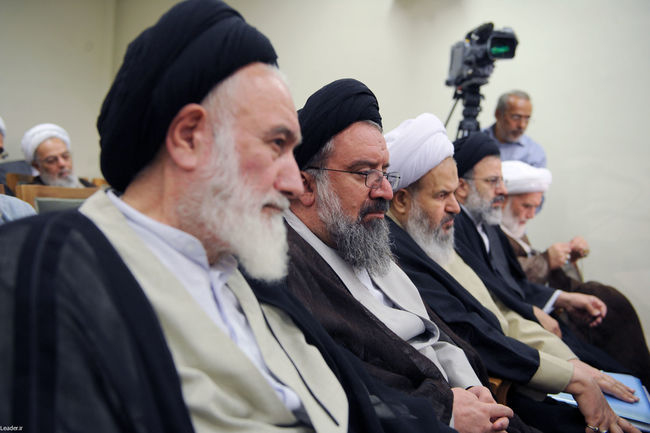 دیدار مقام معظم رهبری با رئیس و اعضای مجلس خبرگان