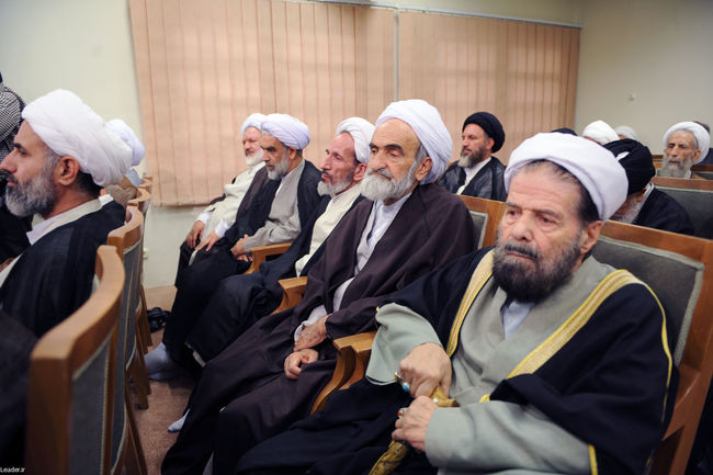 دیدار مقام معظم رهبری با رئیس و اعضای مجلس خبرگان