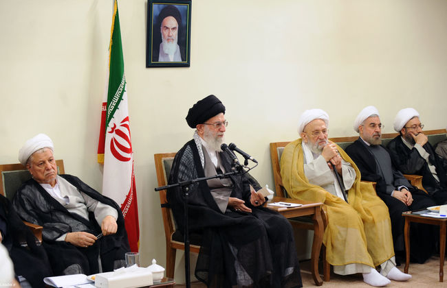 دیدار رئیس و اعضای مجلس خبرگان