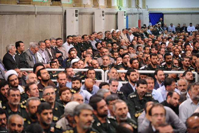دیدار فرماندهان و کارکنان سپاه پاسداران انقلاب اسلامی با مقام معظم رهبری