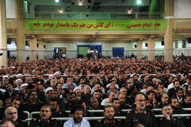 دیدار فرماندهان و کارکنان سپاه پاسداران انقلاب اسلامی با مقام معظم رهبری