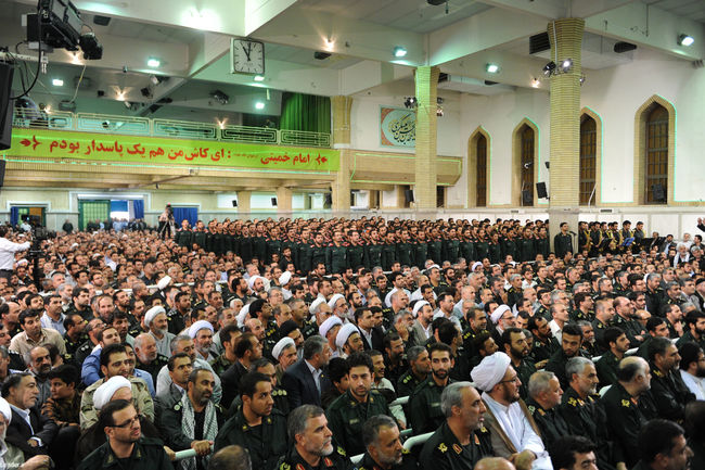 دیدار فرماندهان و کارکنان سپاه پاسداران انقلاب اسلامی با مقام معظم رهبری