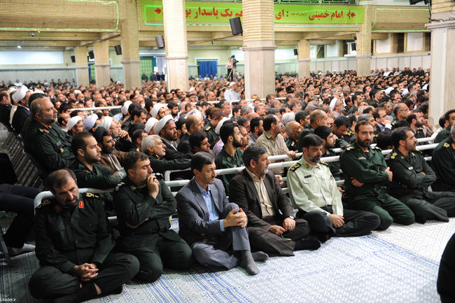 دیدار فرماندهان و کارکنان سپاه پاسداران انقلاب اسلامی با مقام معظم رهبری