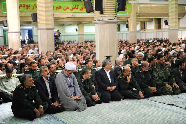 دیدار فرماندهان و کارکنان سپاه پاسداران انقلاب اسلامی با مقام معظم رهبری