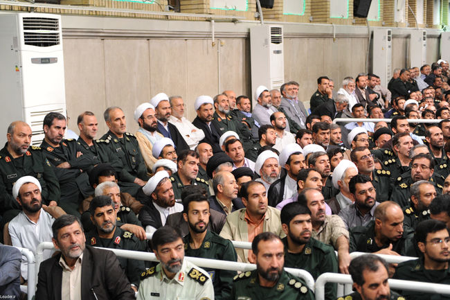 دیدار فرماندهان و کارکنان سپاه پاسداران انقلاب اسلامی با مقام معظم رهبری