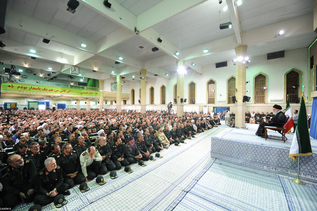 دیدار فرماندهان و کارکنان سپاه پاسداران انقلاب اسلامی با مقام معظم رهبری