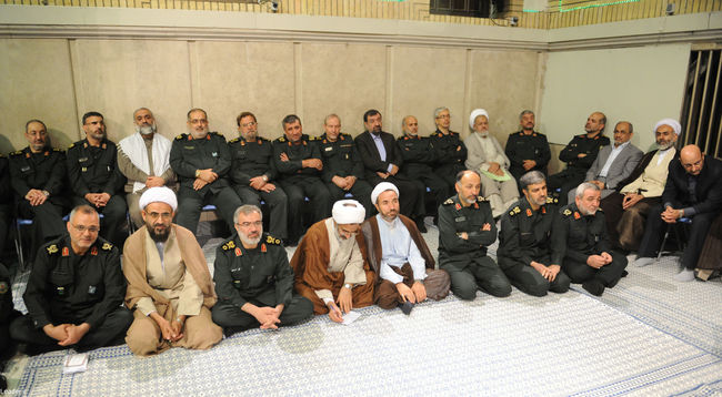 دیدار فرماندهان و کارکنان سپاه پاسداران انقلاب اسلامی با مقام معظم رهبری