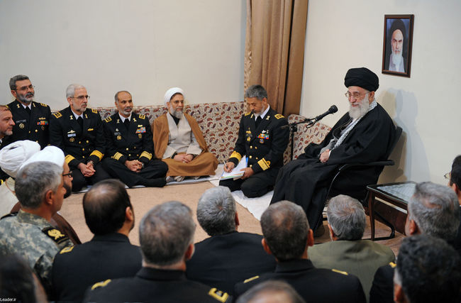 دیدار جمعی از فرماندهان نیروی دریایی ارتش