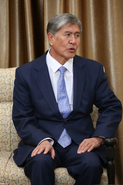 دیدار رییس جمهوری قرقیزستان و هیات همراه