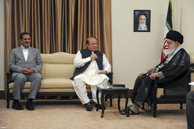 دیدار نخست وزیر پاکستان و هیات همراه