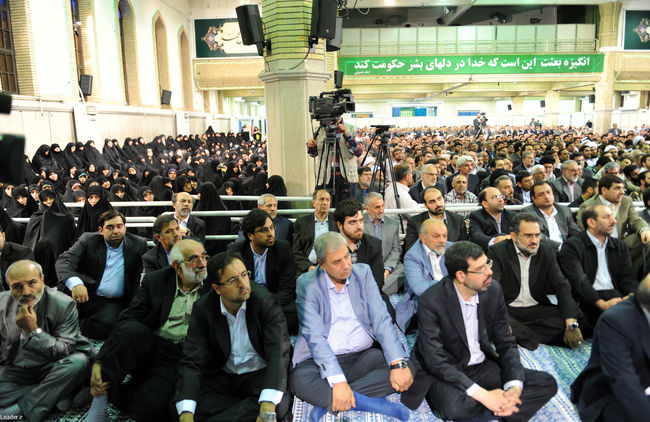 ديدار مسئولان نظام، سفيران و نمايندگان كشورهای اسلامی بمناسبت عید مبعث