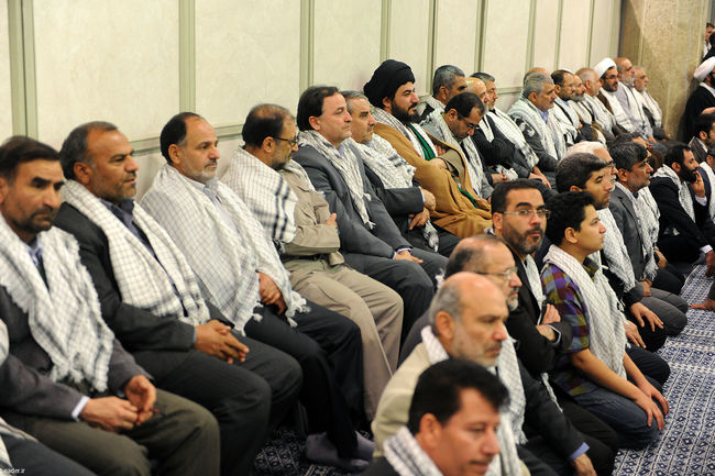 دیدار اعضای مجمع عالی بسیج مستضعفین