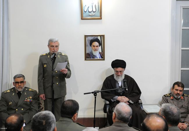 دیدار جمعی از فرماندهان ارتش جمهوری اسلامی ایران