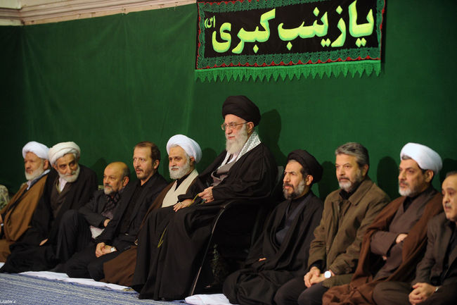 مراسم عزاداری اربعین حسینی(ع) در حضور رهبر انقلاب