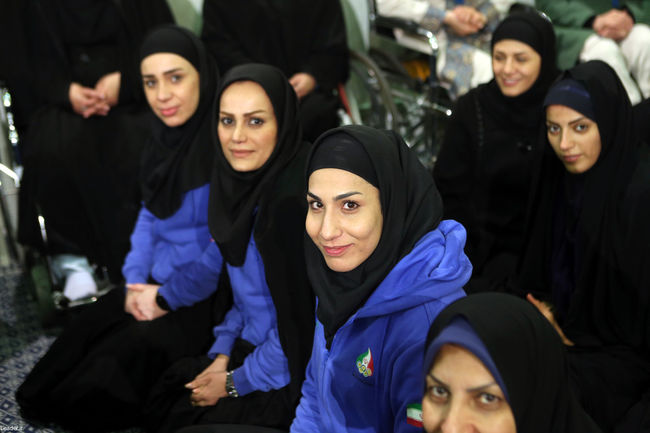 حاشیه دیدار قهرمانان و ورزشکاران مسابقات آسیایی و پارا آسیایی اینچئون