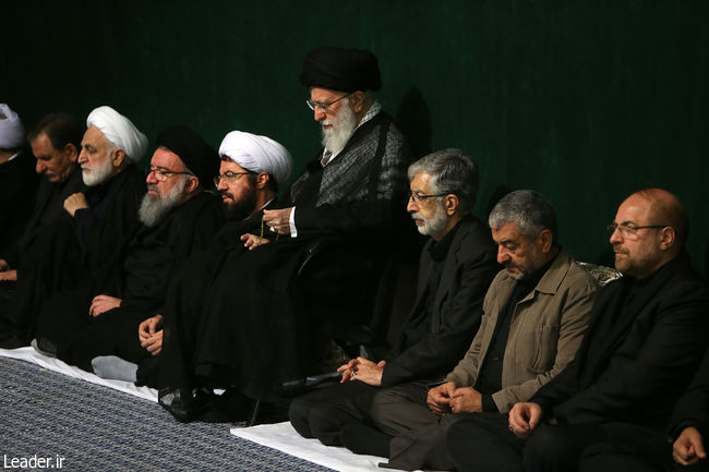 إقامة مراسم عزاء ليلة الحادي عشر من شهر محرم الحرام بحضور قائد الثورة الإسلامية المعظم