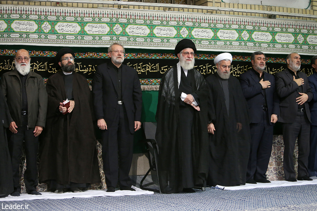 إقامة آخر ليلة من مراسم العزاء الحسيني بمشاركة قائد الثورة الإسلامية المعظم