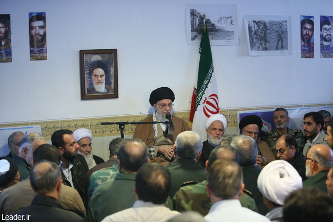 Ayatollah Khamenei meets with officials to address the woes of the quake-stricken people.