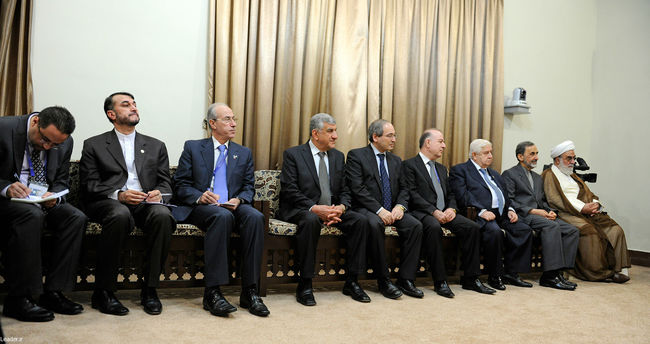 ديدار نخست وزير سوريه و هیأت‌ همراه‌