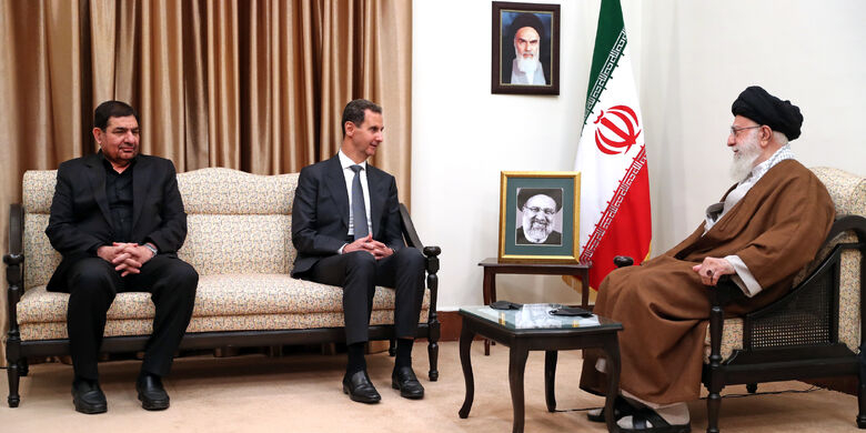 دیدار آقای «بشار اسد» رئیس‌جمهور سوریه و هیأت همراه