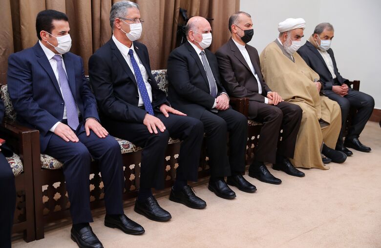 นายกรัฐมนตรีอิรักพร้อมคณะ เข้าพบท่านผู้นำสูงสุดการปฏิวัติอิสลาม